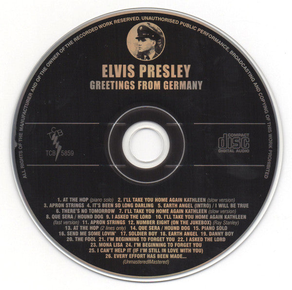 Elvis Presley : Greetings From Germany (Unofficial Release)