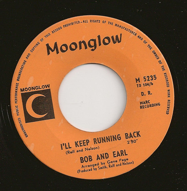 Bob & Earl : Harlem Shuffle (7",45 RPM,Single)