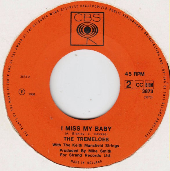 Tremeloes, The : I Shall Be Released (7",Single,45 RPM)