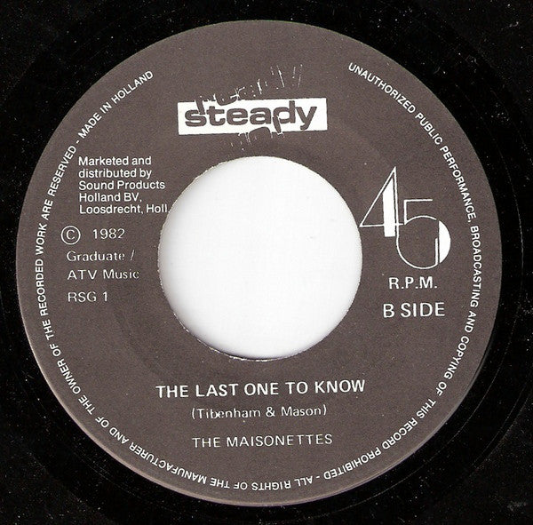 Maisonettes, The : Heartache Avenue (7",45 RPM,Single,Stereo)