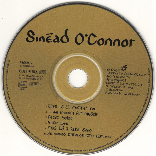 Sinéad O'Connor : Gospel Oak EP (EP)