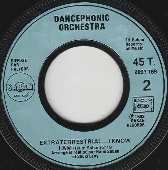 Dancephonic Orchestra : Thème Du Film E.T. L'extra Terrestre (The Extra-terrestrial) (7",Single,45 RPM)