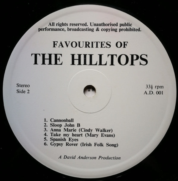 Hilltops (2), The : Favourites Of The Hilltops (LP,Compilation)