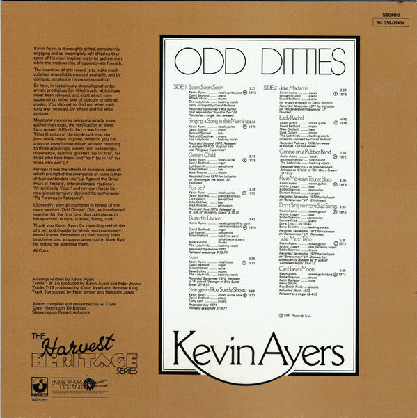 Kevin Ayers : Odd Ditties (LP,Compilation,Reissue)