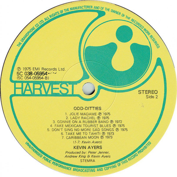 Kevin Ayers : Odd Ditties (LP,Compilation,Reissue)