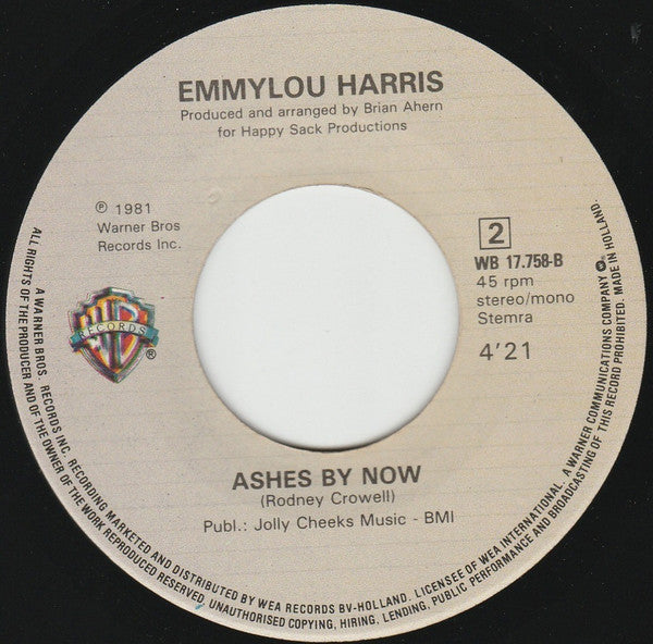 Emmylou Harris : Mister Sandman (7",Single,45 RPM)