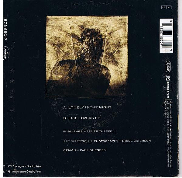 David Knopfler : Lonely Is The Night (7",45 RPM,Single,Stereo)