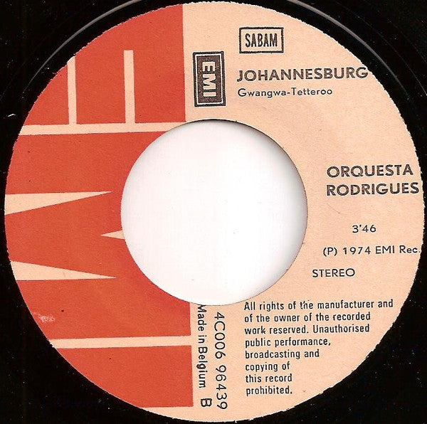 Johnny & Orquesta Rodrigues : Hey Mal Yo (7",45 RPM)