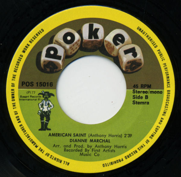 Dianne Marchal : Speedtrap (7",45 RPM,Single,Stereo)