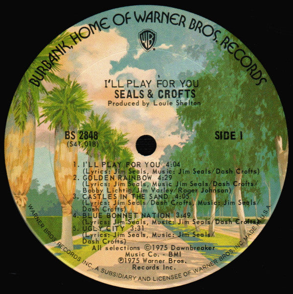 Seals & Crofts : I'll Play For You (LP,Album)