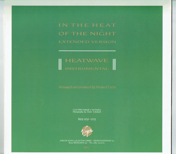 Sandra : In The Heat Of The Night (12",45 RPM,Maxi-Single,Stereo)