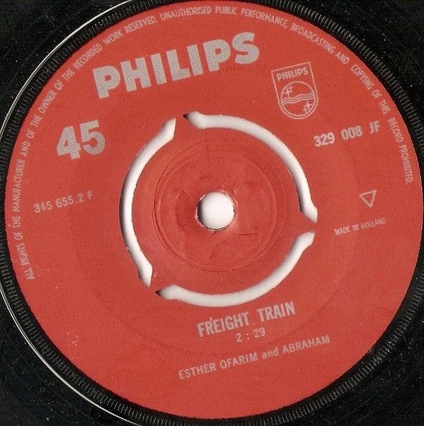 Esther & Abi Ofarim : One More Dance (Your Husband Is Worse) / Freight Train (7",45 RPM,Single)