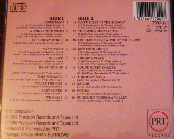 Petula Clark : Downtown - The Petula Clark Collection (Compilation)
