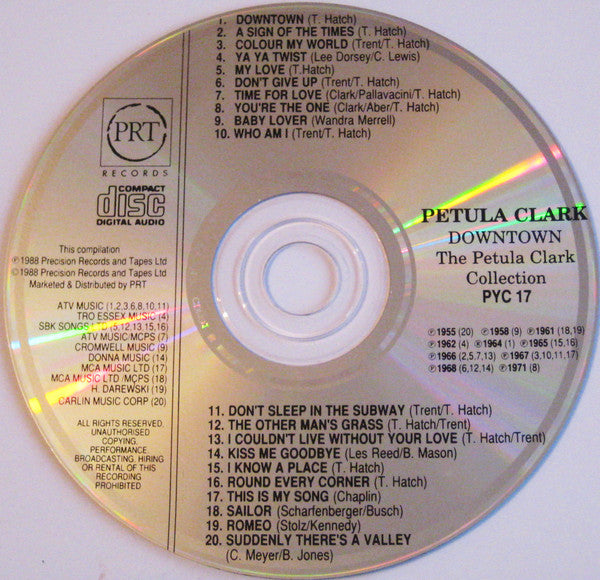 Petula Clark : Downtown - The Petula Clark Collection (Compilation)