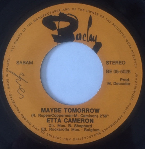 Etta Cameron : One, Two Three, Four (7",45 RPM,Single)