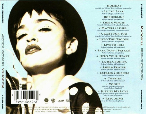 Madonna : The Immaculate Collection (Album,Compilation)