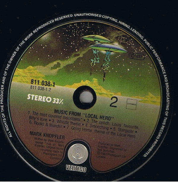Mark Knopfler : Local Hero (LP,Album)