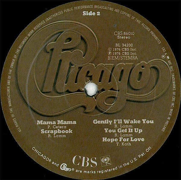 Chicago (2) : Chicago X (LP,Album,Stereo)