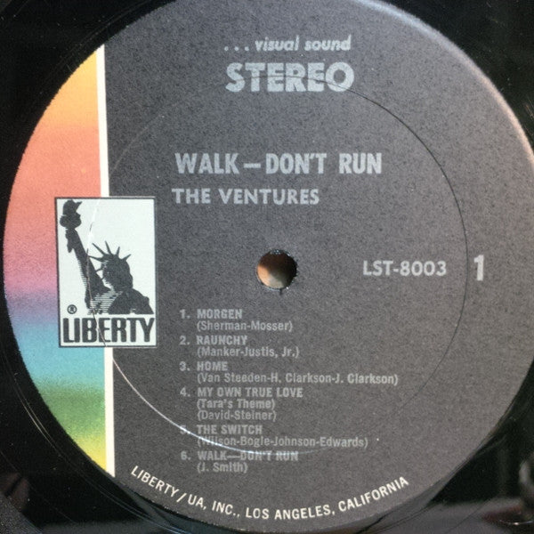The Ventures : Walk Don't Run (LP, Album, RE)