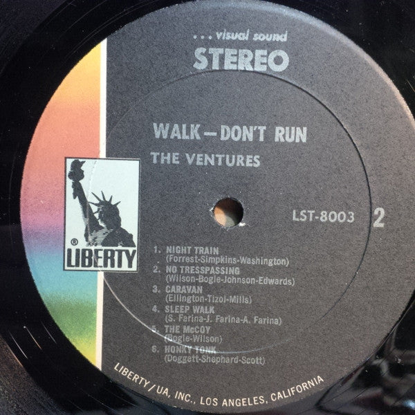 The Ventures : Walk Don't Run (LP, Album, RE)