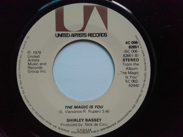 Shirley Bassey : This Is My Life (La Vita) (7",Single,45 RPM)