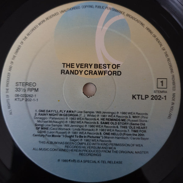 Randy Crawford : The Very Best Of (LP,Compilation)