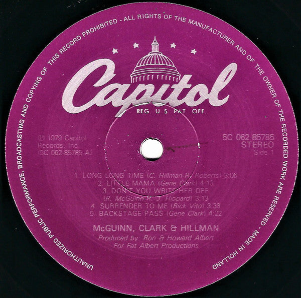 McGuinn, Clark & Hillman : McGuinn, Clark & Hillman (LP,Album)