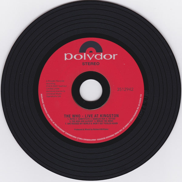 Who, The : Who / Live At Kingston (7",45 RPM,Single)