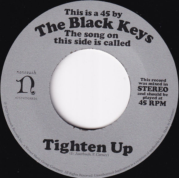 Black Keys, The : Brothers (7",45 RPM,Album,Deluxe Edition,Reissue,Remastered,Stereo)