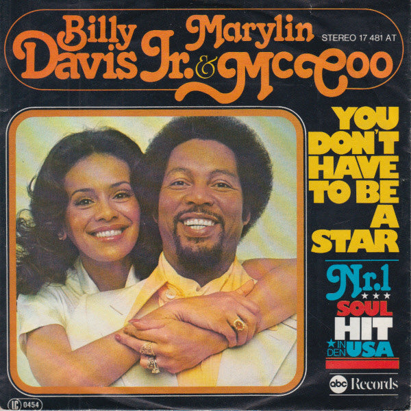 Marilyn McCoo & Billy Davis Jr. : You Don't Have To Be A Star (7",Single,45 RPM)