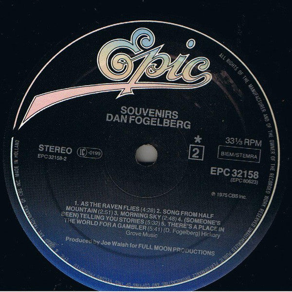Dan Fogelberg : Souvenirs (LP,Album,Reissue)