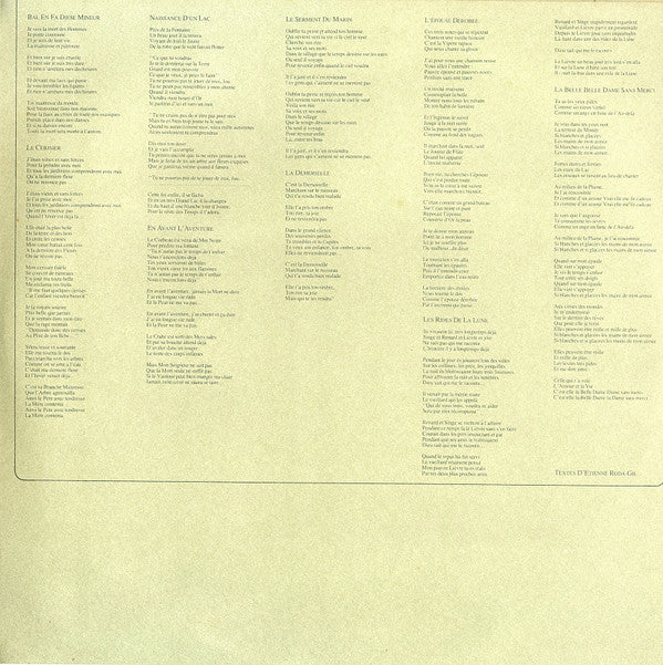 Angelo Branduardi : La Demoiselle (LP,Album)