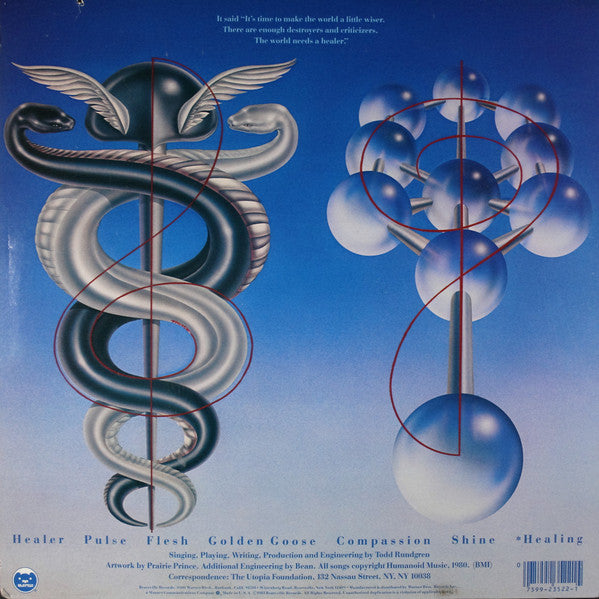 Todd Rundgren : Healing (LP, Album + 7", Single, S/Edition)