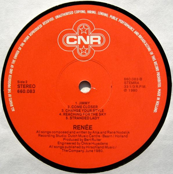 Renée : Reaching For The Sky (LP,Album)