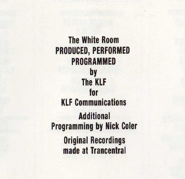 The KLF : The White Room (Album)