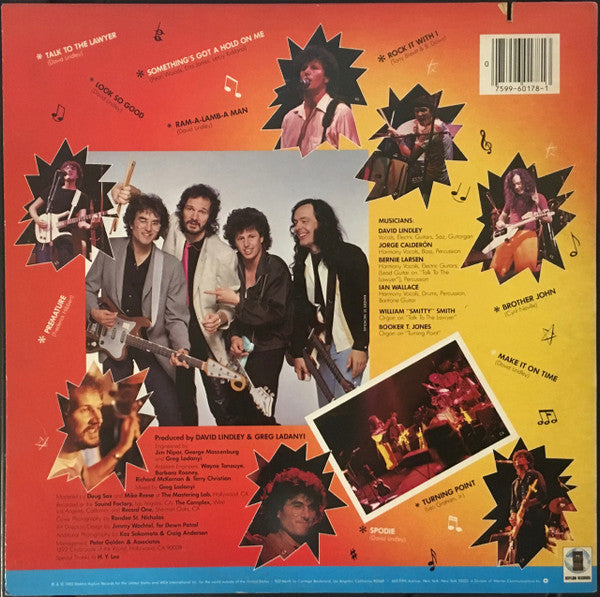 David Lindley And El Rayo-X : Win This Record! (LP,Album,Stereo)