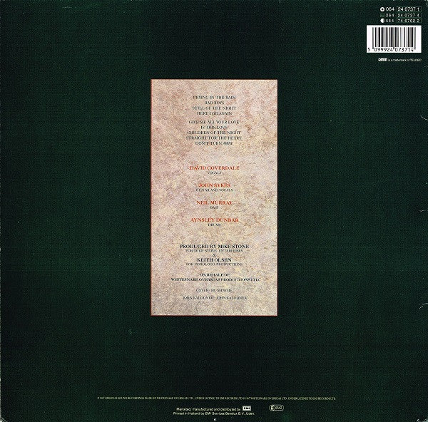 Whitesnake : 1987 (LP,Album)