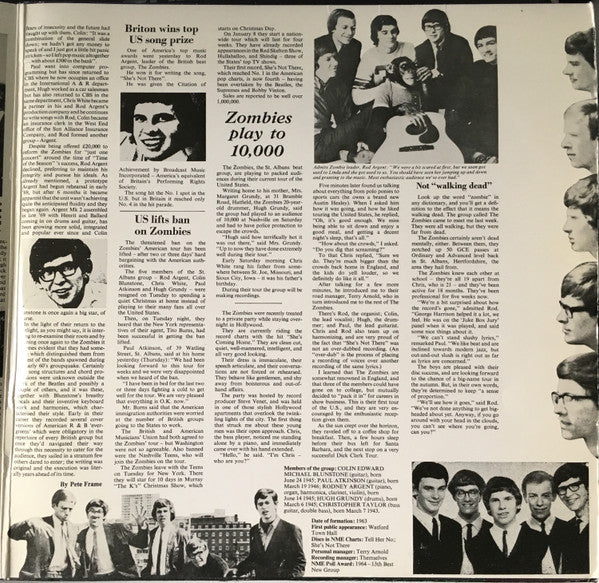 Zombies, The : Time Of The Zombies (LP,Compilation)