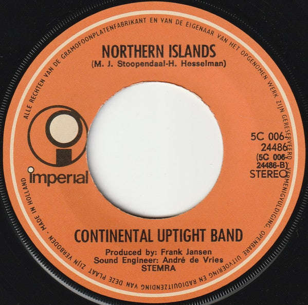 Continental Uptight Band, The : On The Ride (You Do It Once, You Do It Twice) (7",45 RPM,Single,Stereo)