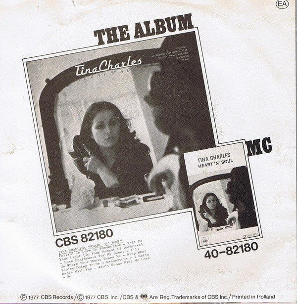 Tina Charles : Love Bug / Sweets For My Sweet (7",45 RPM,Single,Stereo)