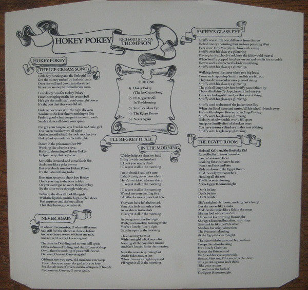 Richard & Linda Thompson : Hokey Pokey (LP,Album)