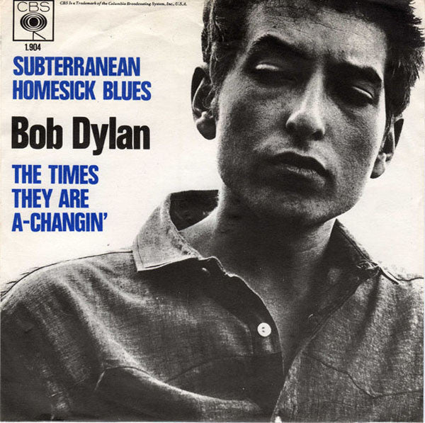 Bob Dylan : Subterranean Homesick Blues / The Times They Are A-Changin' (7",45 RPM,Single)