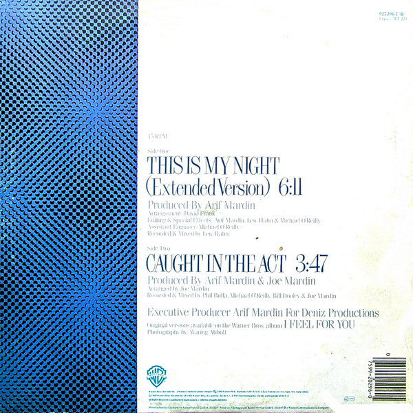 Chaka Khan : This Is My Night (12",45 RPM)