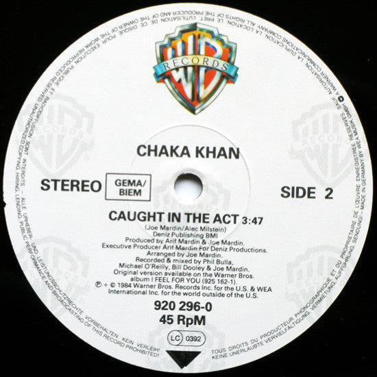 Chaka Khan : This Is My Night (12",45 RPM)