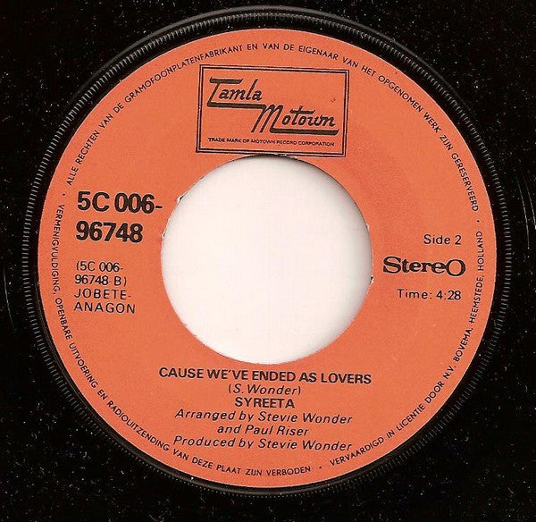 Syreeta : Harmour Love (7",Single,45 RPM)