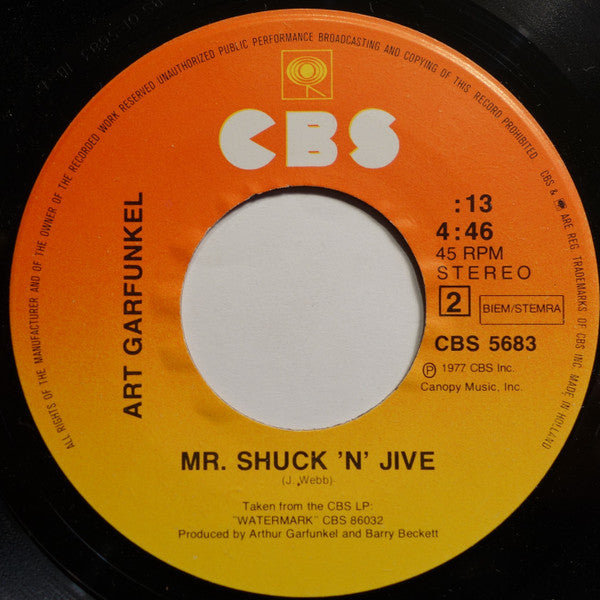 Art Garfunkel : Crying In My Sleep (7", Single)