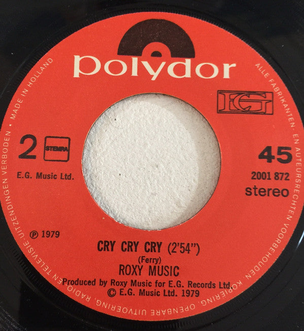 Roxy Music : Dance Away (7",45 RPM,Single,Stereo)