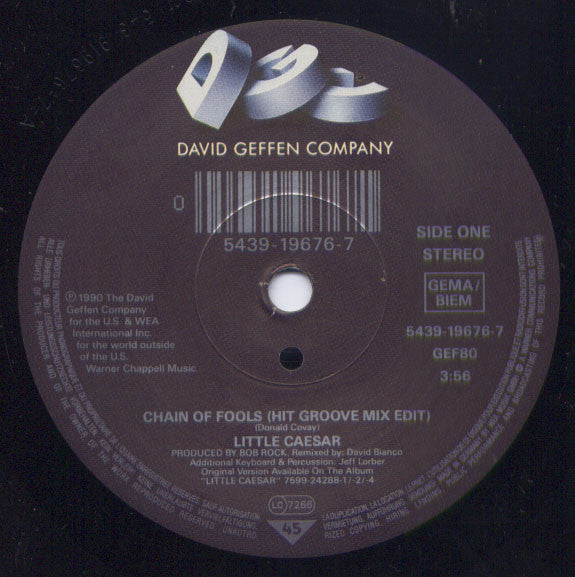 Little Caesar (3) : Chain Of Fools (7",45 RPM,Single)