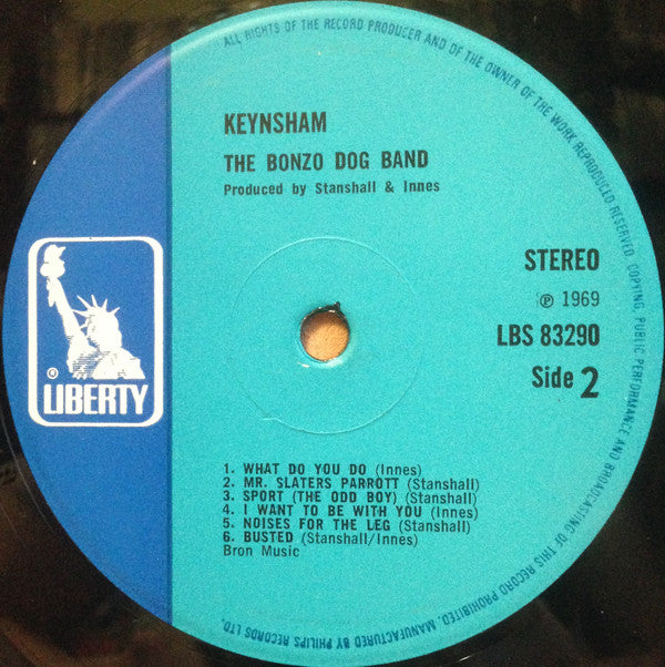 Bonzo Dog Doo-Dah Band : Keynsham (LP,Album)