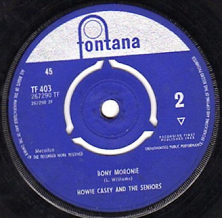 Howie Casey & The Seniors : The Boll Weavil Song (7",45 RPM,Single)